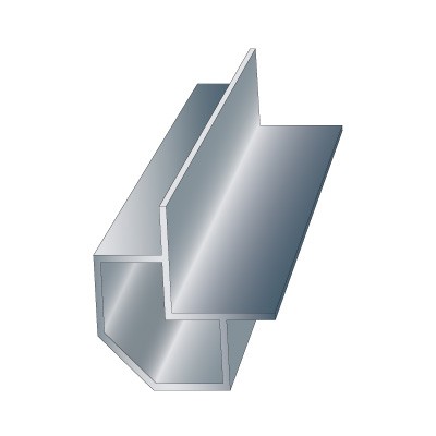 1″ cut corner Profile